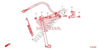 BEQUILLE LATERALE pour Honda CRF 230 L 2008