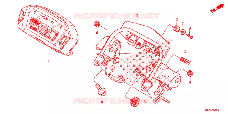 COMPTEUR Honda MOTO 250 CRF 2017  CRF250LG