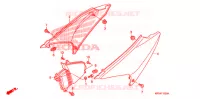 COUVERCLES LATERAUX pour Honda CRF 230 F 2005