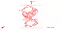 CYLINDRE pour Honda CRF 250 X 2006