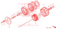 EMBRAYAGE pour Honda CRF 250 X 2008