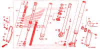 FOURCHE pour Honda CRF 250 X 2008