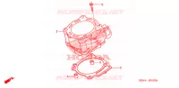 CYLINDRE pour Honda CRF 250 X 2008
