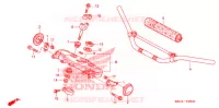 GUIDON   TE DE FOURCHE pour Honda CRF 250 X 2008