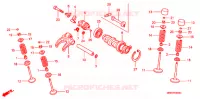 ARBRE A CAMES   SOUPAPE pour Honda CRF 450 R 2007
