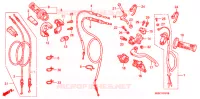 LEVIER DE GUIDON   CABLE   COMMODO (CRF450R4,5,6,7,8) pour Honda CRF 450 R 2007