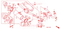 SILENCIEUX D'ECHAPPEMENT  pour Honda CRF 450 R 2007