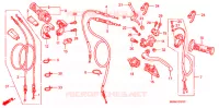 LEVIER DE GUIDON   CABLE   COMMODO (CRF450R'04 '08) pour Honda CRF 450 R 2008