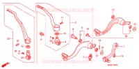 PEDALE   KICK pour Honda CRF 450 R 2008