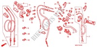 LEVIER DE GUIDON   CABLE   COMMODO (CRF450R4,5,6,7,8) pour Honda CRF 450 R RED 2008