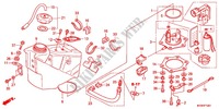 RESERVOIR A CARBURANT (CRF450RB/C) pour Honda CRF 450 R 2011
