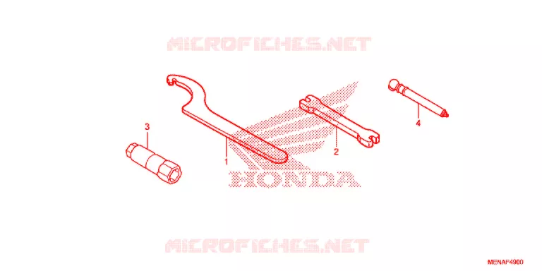 OUTIL Honda MOTO 450 CRF 2013  CRF450RD