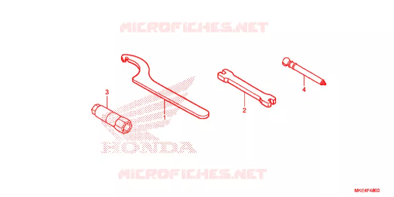 OUTIL Honda MOTO 450 CRF 2017  CRF450RH