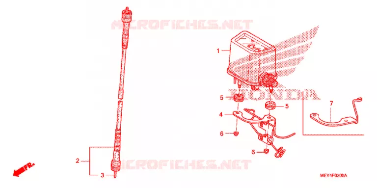 COMPTEUR Honda MOTO 450 CRF 2006  CRF450X6