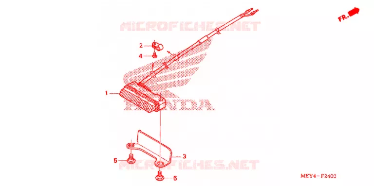 FEU ARRIERE Honda MOTO 450 CRF 2009  CRF450X9