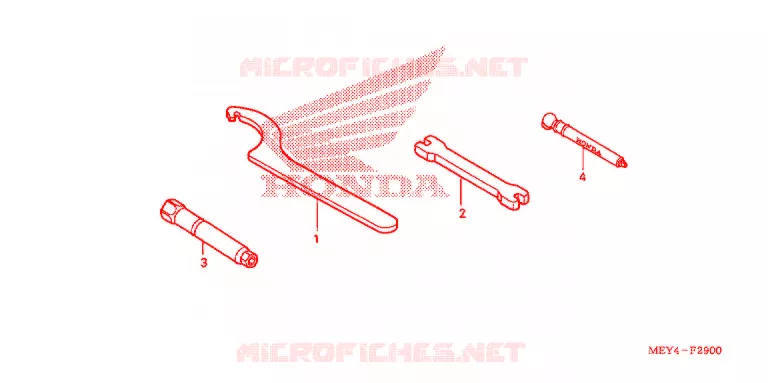 OUTIL Honda MOTO 450 CRF 2011  CRF450XB