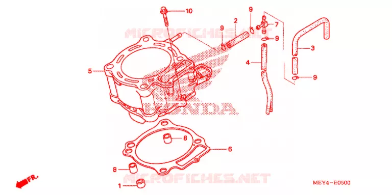 CYLINDRE Honda MOTO 450 CRF 2013  CRF450XD