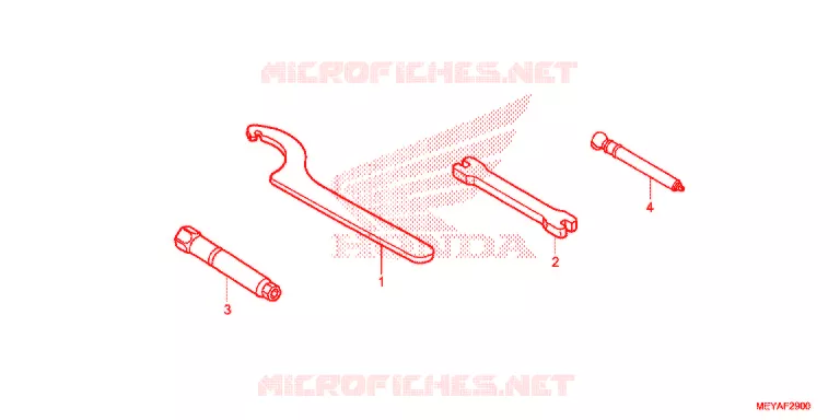 OUTIL Honda MOTO 450 CRF 2014  CRF450XE