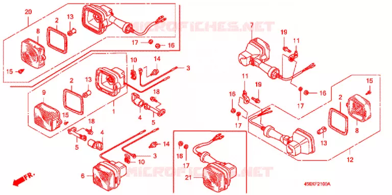 CLIGNOTANT Honda MOTO 110 CT 2006  CT1106