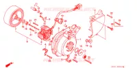 ALTERNATEUR (1) pour Honda CT 110 TRAIL 1993