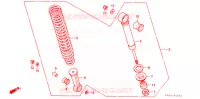 AMORTISSEUR ARRIERE (2) pour Honda CT 110 TRAIL 1993
