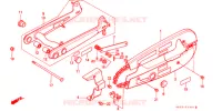 BRAS OSCILLANT (2) pour Honda CT 110 TRAIL 1993