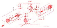 CLIGNOTANT (2) pour Honda CT 110 TRAIL 1993