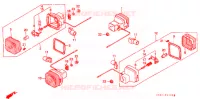 CLIGNOTANT (3) pour Honda CT 110 TRAIL 1993