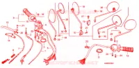 COMMODO   LEVIER   CABLE (1) pour Honda CT 110 TRAIL 1993