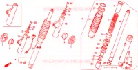 FOURCHE pour Honda CT 110 TRAIL 1993
