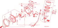 PHARE   COMPTEUR (3) pour Honda CT 110 TRAIL 1993