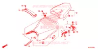 SELLE pour Honda CB 500 F ABS 2017