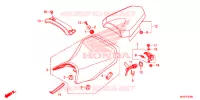 SELLE pour Honda CB 500 F ABS 2017