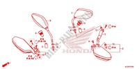 RETROVISEUR   PROTEGE MAIN pour Honda CRF 250 RALLYE 2017