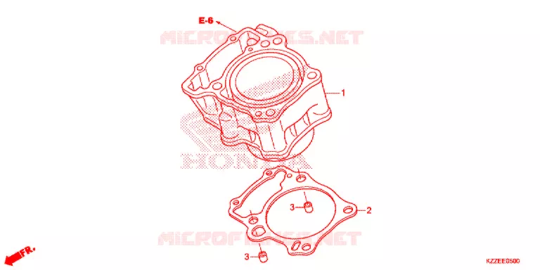 CYLINDRE Honda MOTO 250 CRF 2018  CRF250LH