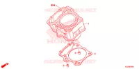 CYLINDRE pour Honda CRF 250 RALLYE ABS 2017