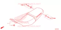 SELLE pour Honda CRF 250 RALLYE ABS 2017