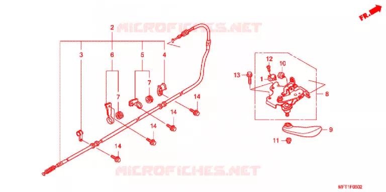 FREIN DE STATIONNEMENT Honda SCOOTER 400 SILVERWING 2013  FJS400A9_J