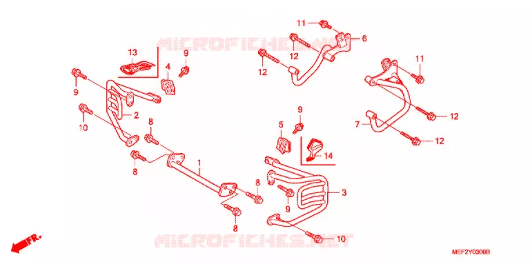 PARE CARTER Honda SCOOTER 400 SILVERWING 2013  FJS400L9_J