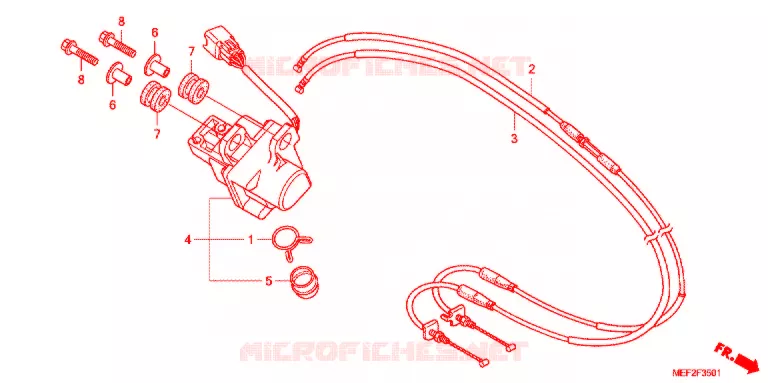 SERVO-MOTEUR (FJS400L9) Honda SCOOTER 400 SILVERWING 2012  FJS400L9_J