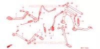 PEDALE   BEQUILLE (GL1500SEN/P/R/S) pour Honda GL 1500 GOLD WING SE 1992