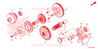 TRANSMISSION PRIMAIRE pour Honda F6B 1800 BAGGER DELUXE 2AC 2013