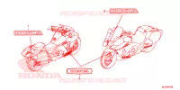 AUTOCOLLANTS pour Honda NC 750 NM4 2015