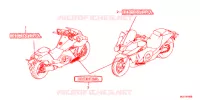 AUTOCOLLANTS pour Honda NC 750 J VULTUS 02 NM4 2015