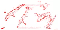 COUVERCLES LATERAUX pour Honda NC 750 X ABS DCT, E Package 2015