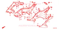 COUVERCLES LATERAUX pour Honda NC 750 X ABS DCT 2015