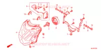 PHARE pour Honda NC 750 X ABS DCT 2015