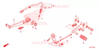 PEDALE pour Honda NC 750 X ABS DCT 2015