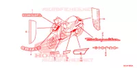 AUTOCOLLANTS pour Honda 50 METROPOLITAN 2015