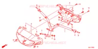 GUIDON   CARENAGE pour Honda TACT 50      2J 2017